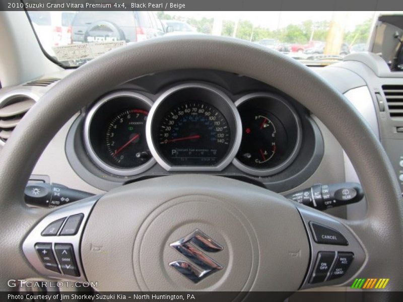 Black Pearl / Beige 2010 Suzuki Grand Vitara Premium 4x4