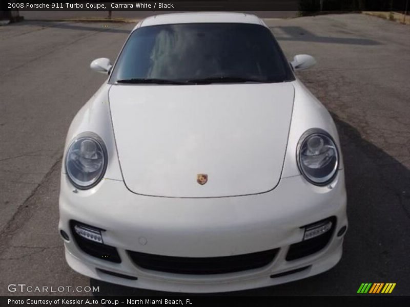 Carrara White / Black 2008 Porsche 911 Turbo Coupe