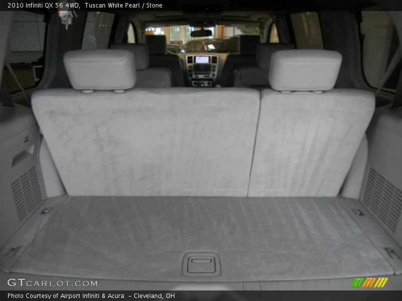 Tuscan White Pearl / Stone 2010 Infiniti QX 56 4WD
