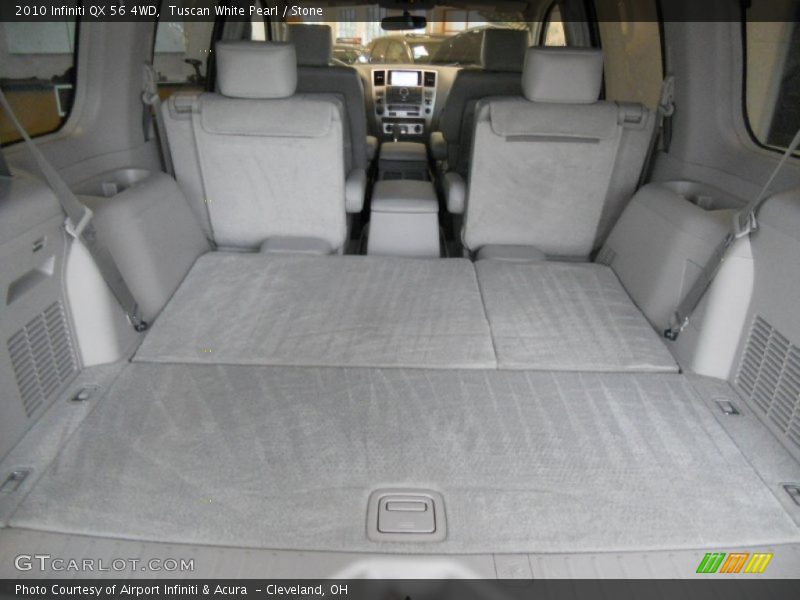 Tuscan White Pearl / Stone 2010 Infiniti QX 56 4WD