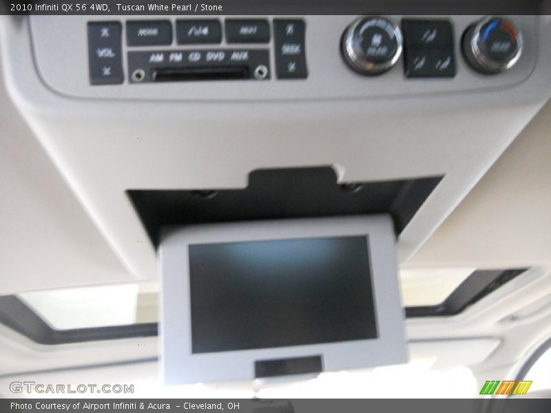 Tuscan White Pearl / Stone 2010 Infiniti QX 56 4WD