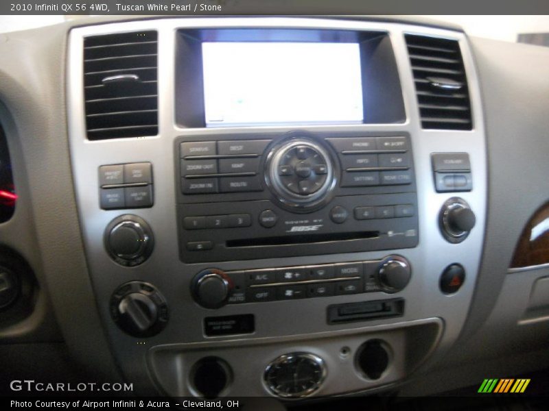 Tuscan White Pearl / Stone 2010 Infiniti QX 56 4WD
