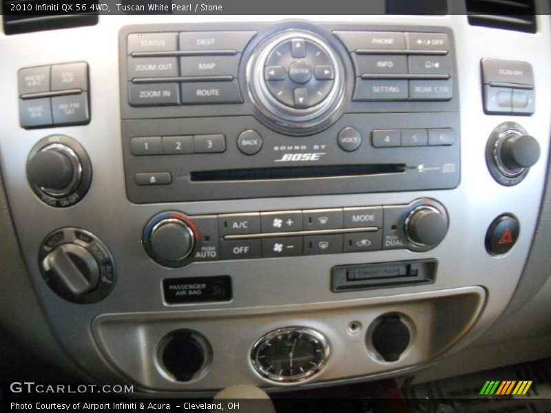 Tuscan White Pearl / Stone 2010 Infiniti QX 56 4WD