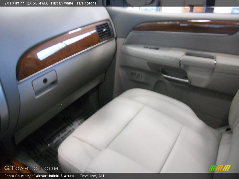 Tuscan White Pearl / Stone 2010 Infiniti QX 56 4WD