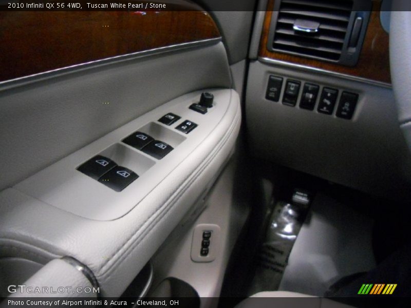Tuscan White Pearl / Stone 2010 Infiniti QX 56 4WD