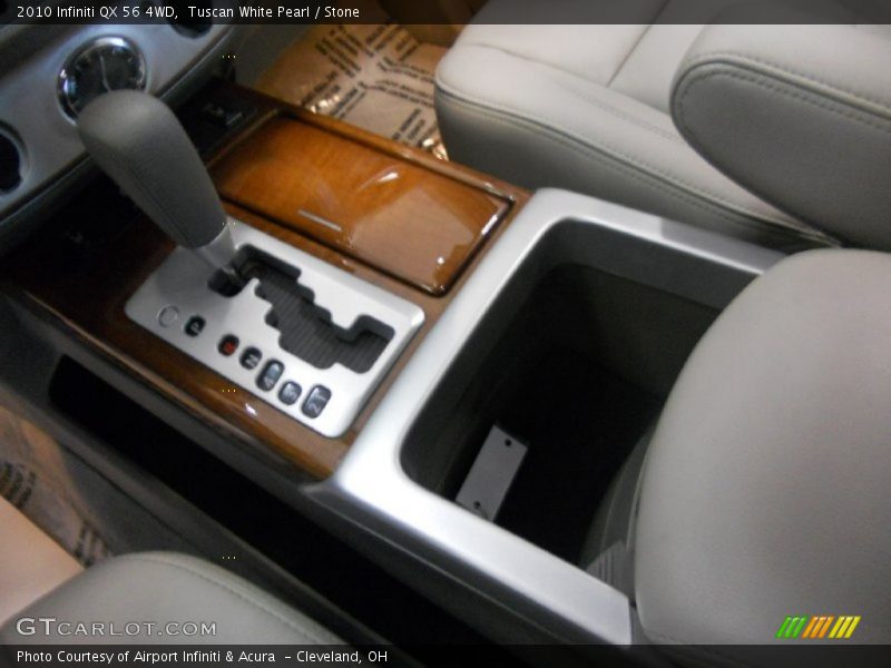 Tuscan White Pearl / Stone 2010 Infiniti QX 56 4WD