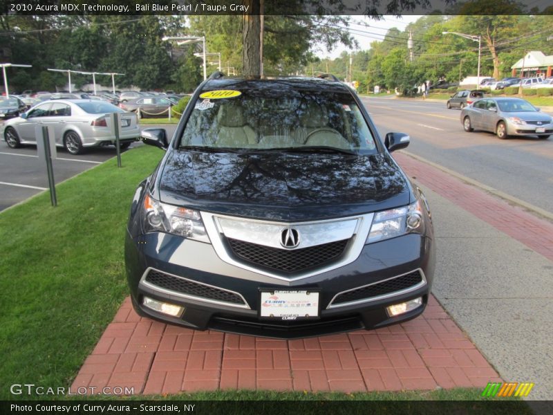 Bali Blue Pearl / Taupe Gray 2010 Acura MDX Technology