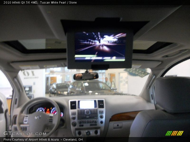 Tuscan White Pearl / Stone 2010 Infiniti QX 56 4WD