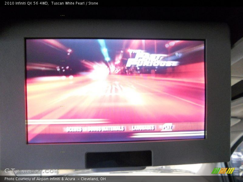 Tuscan White Pearl / Stone 2010 Infiniti QX 56 4WD