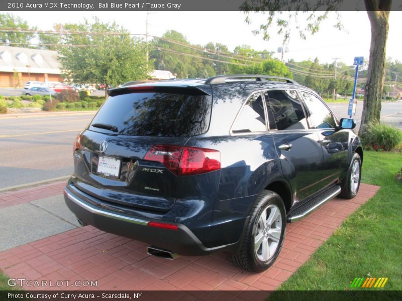 Bali Blue Pearl / Taupe Gray 2010 Acura MDX Technology