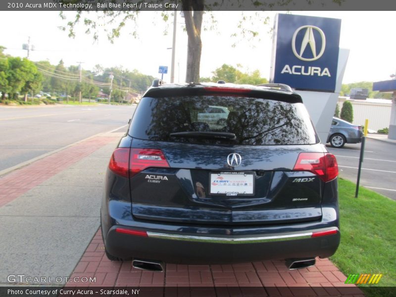 Bali Blue Pearl / Taupe Gray 2010 Acura MDX Technology