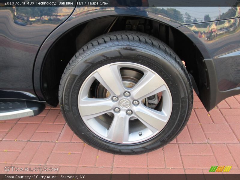 Bali Blue Pearl / Taupe Gray 2010 Acura MDX Technology