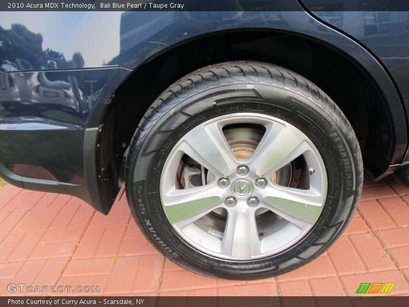 Bali Blue Pearl / Taupe Gray 2010 Acura MDX Technology