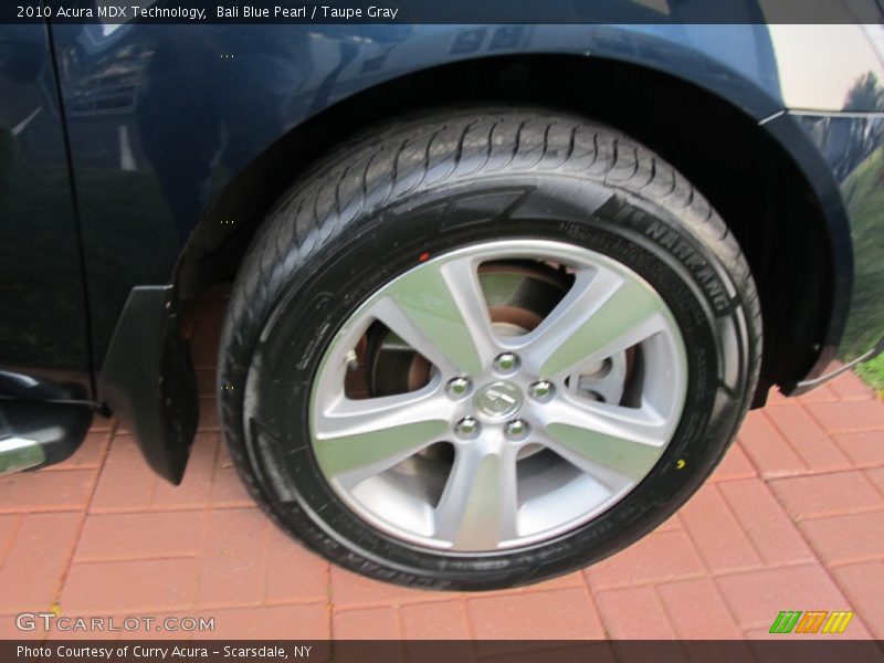 Bali Blue Pearl / Taupe Gray 2010 Acura MDX Technology