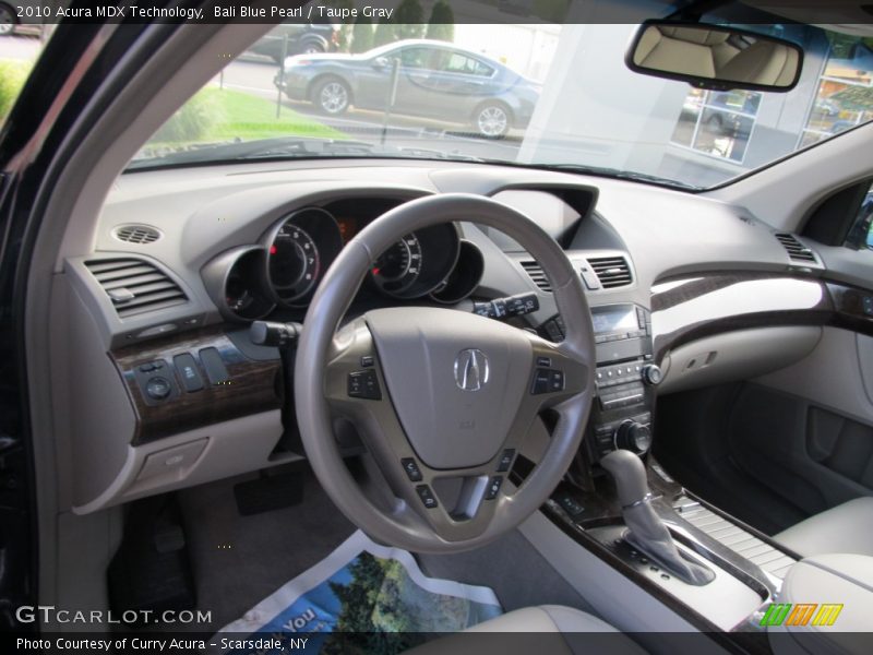 Bali Blue Pearl / Taupe Gray 2010 Acura MDX Technology