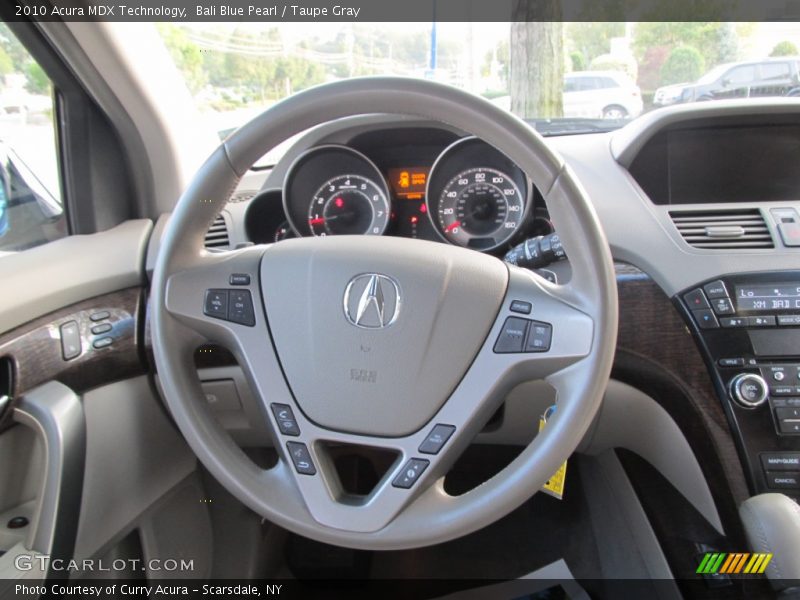 Bali Blue Pearl / Taupe Gray 2010 Acura MDX Technology