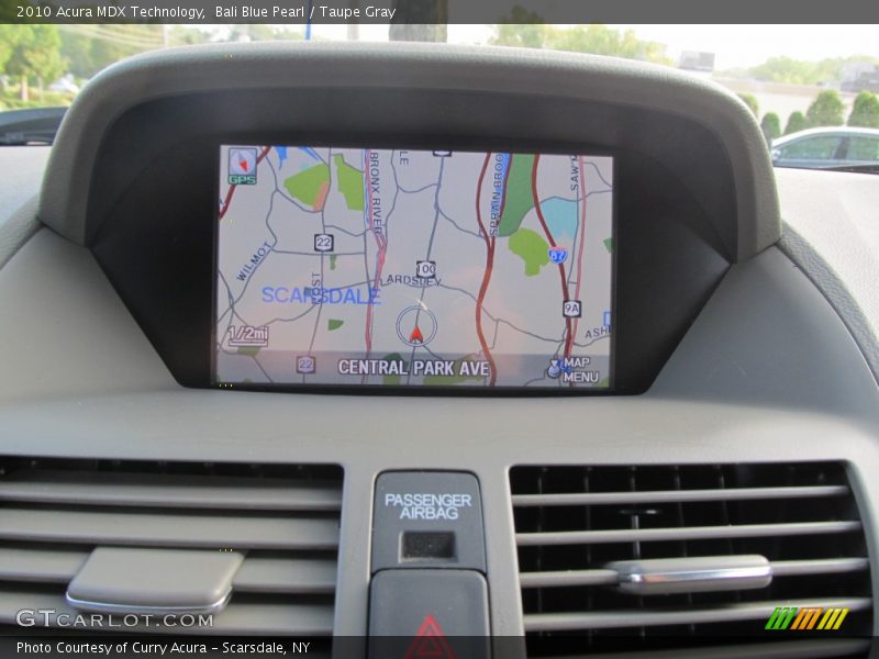 Bali Blue Pearl / Taupe Gray 2010 Acura MDX Technology