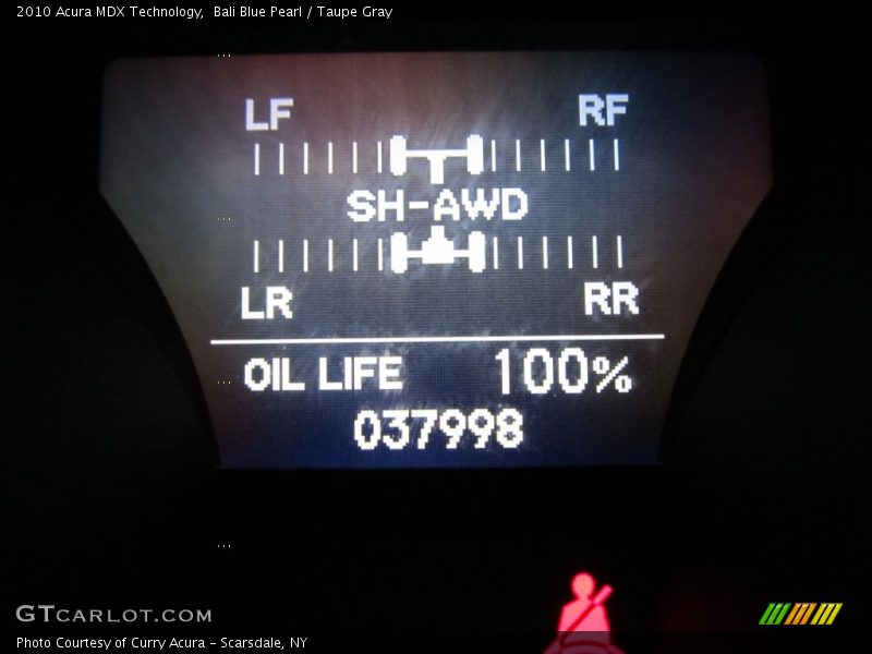 Bali Blue Pearl / Taupe Gray 2010 Acura MDX Technology
