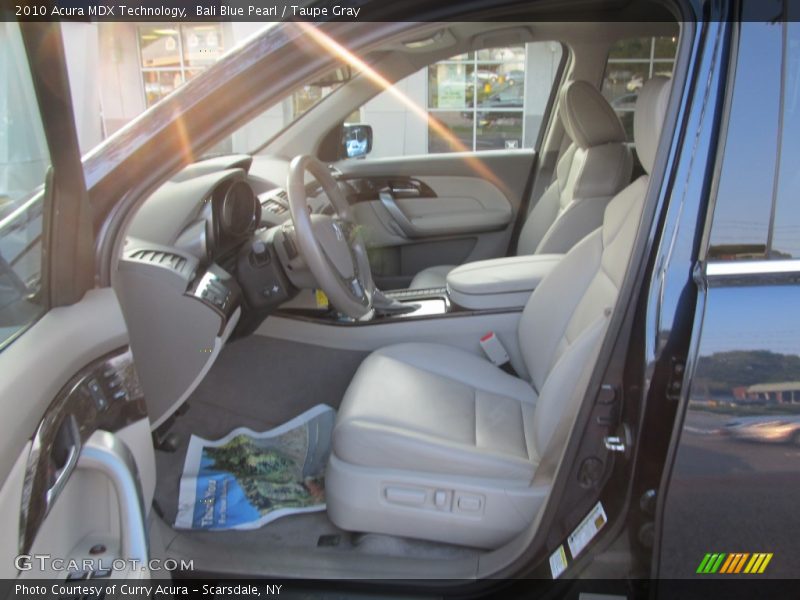 Bali Blue Pearl / Taupe Gray 2010 Acura MDX Technology