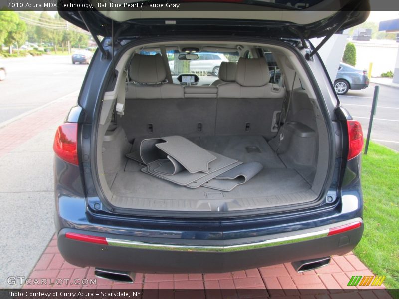 Bali Blue Pearl / Taupe Gray 2010 Acura MDX Technology