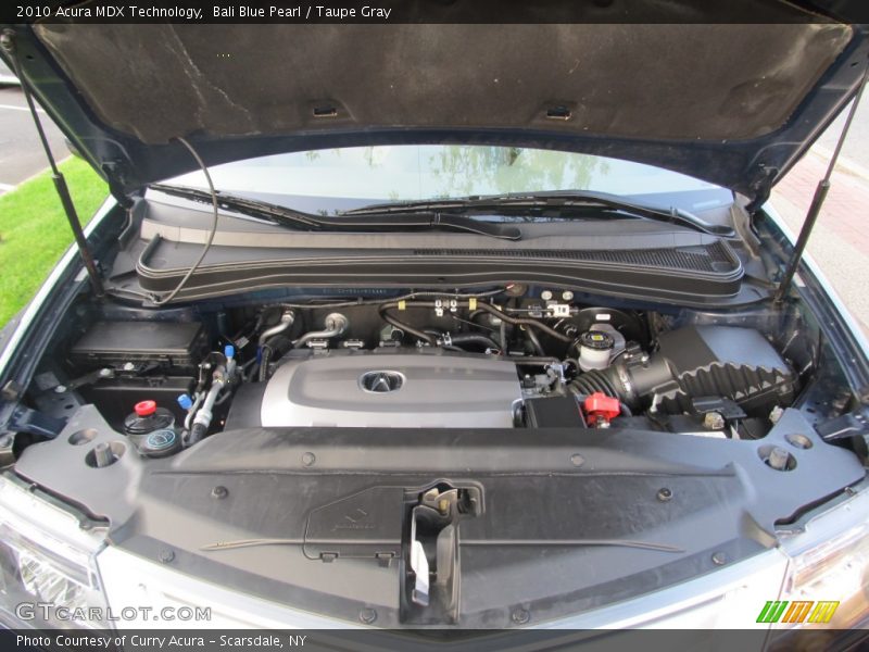 Bali Blue Pearl / Taupe Gray 2010 Acura MDX Technology
