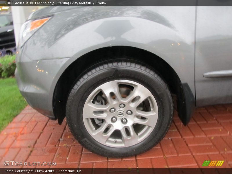 Sterling Gray Metallic / Ebony 2008 Acura MDX Technology