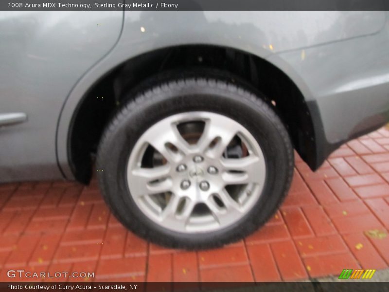 Sterling Gray Metallic / Ebony 2008 Acura MDX Technology
