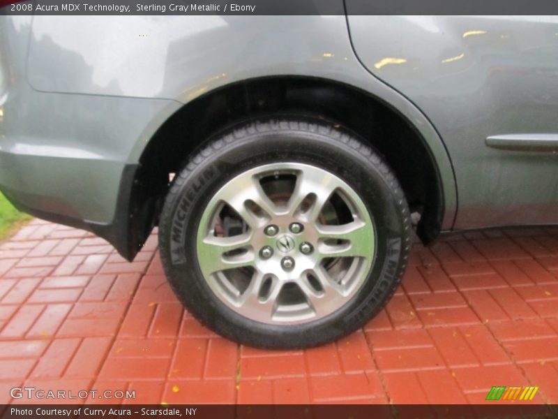 Sterling Gray Metallic / Ebony 2008 Acura MDX Technology