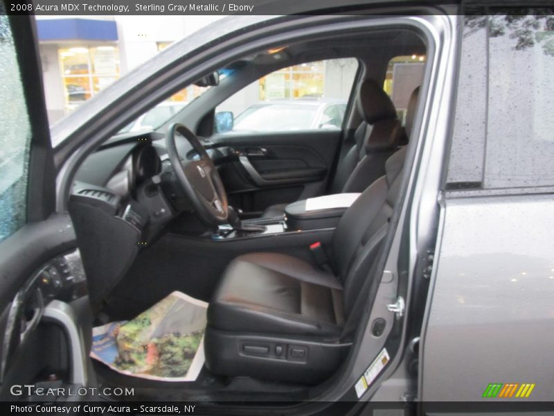 Sterling Gray Metallic / Ebony 2008 Acura MDX Technology
