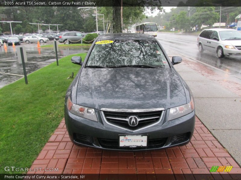Carbon Gray Pearl / Ebony 2005 Acura TSX Sedan