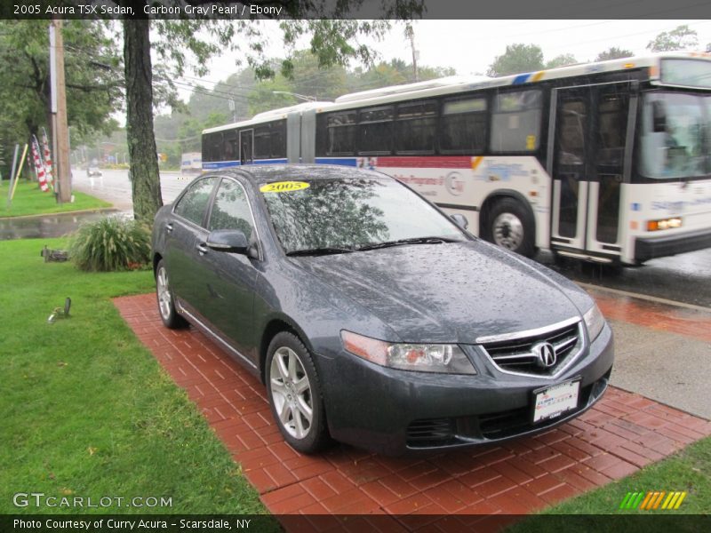 Carbon Gray Pearl / Ebony 2005 Acura TSX Sedan