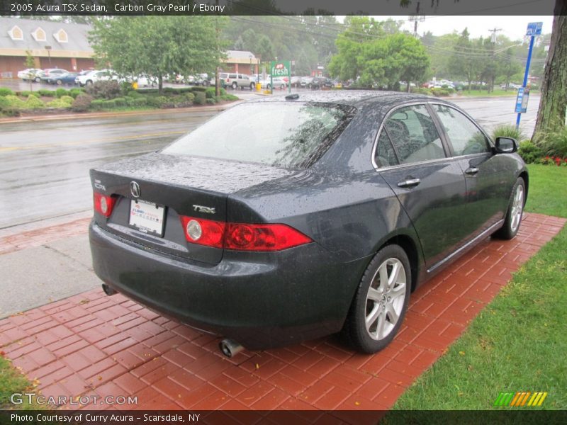 Carbon Gray Pearl / Ebony 2005 Acura TSX Sedan