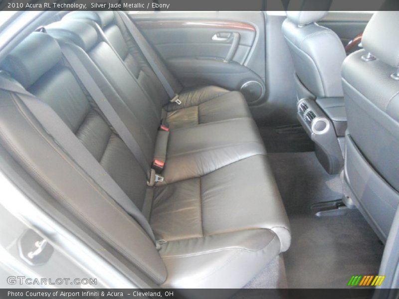 Silver Jade Metallic / Ebony 2010 Acura RL Technology