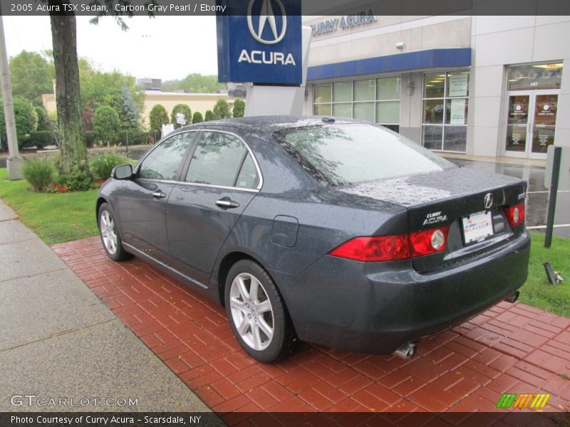 Carbon Gray Pearl / Ebony 2005 Acura TSX Sedan