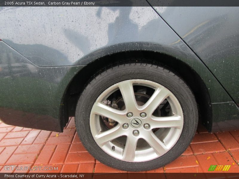 Carbon Gray Pearl / Ebony 2005 Acura TSX Sedan