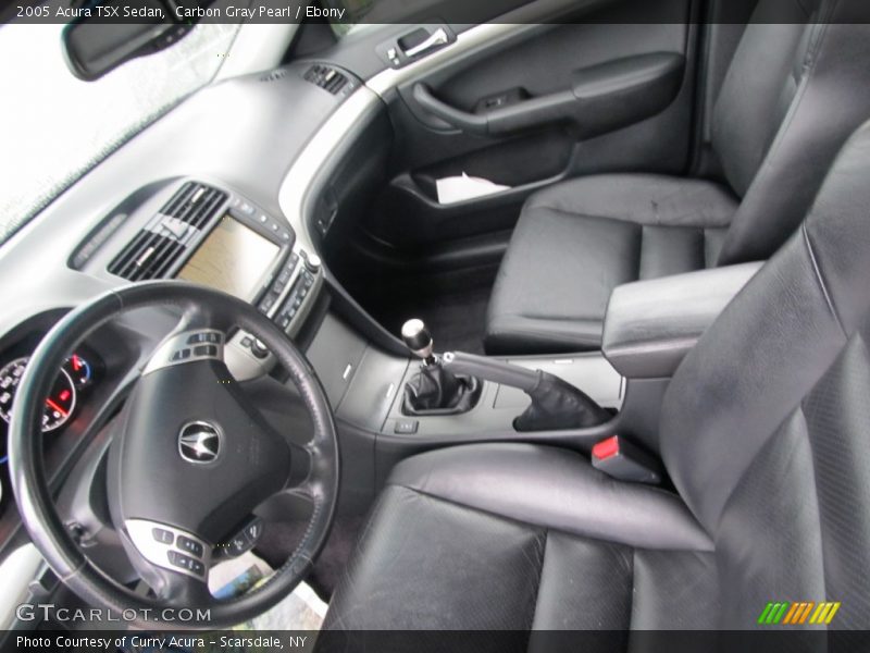 Carbon Gray Pearl / Ebony 2005 Acura TSX Sedan