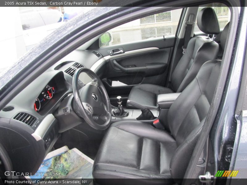 Carbon Gray Pearl / Ebony 2005 Acura TSX Sedan