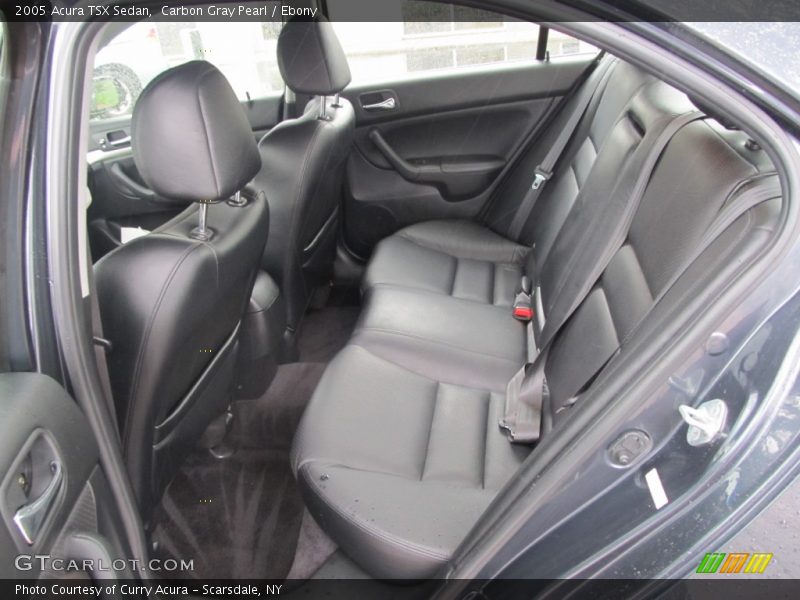 Carbon Gray Pearl / Ebony 2005 Acura TSX Sedan
