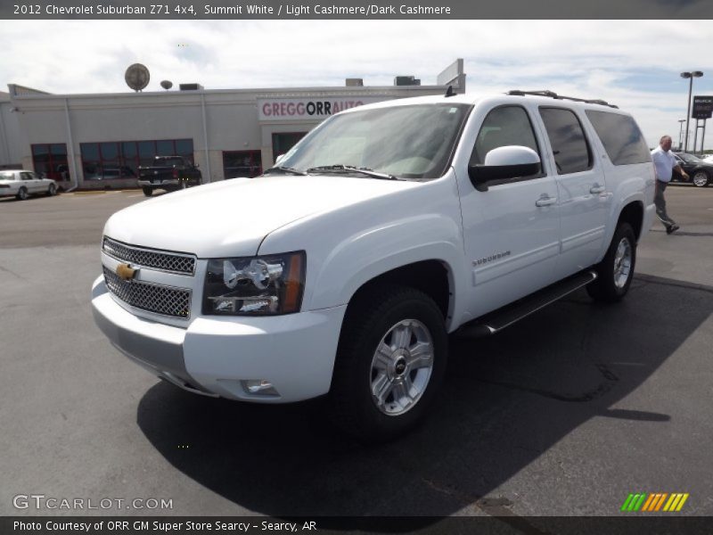 Summit White / Light Cashmere/Dark Cashmere 2012 Chevrolet Suburban Z71 4x4