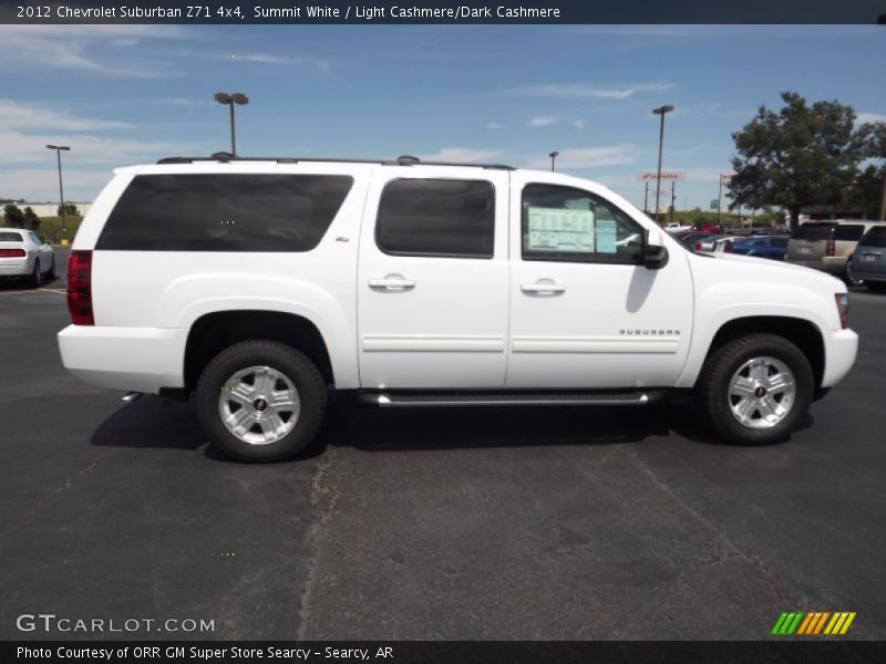 Summit White / Light Cashmere/Dark Cashmere 2012 Chevrolet Suburban Z71 4x4