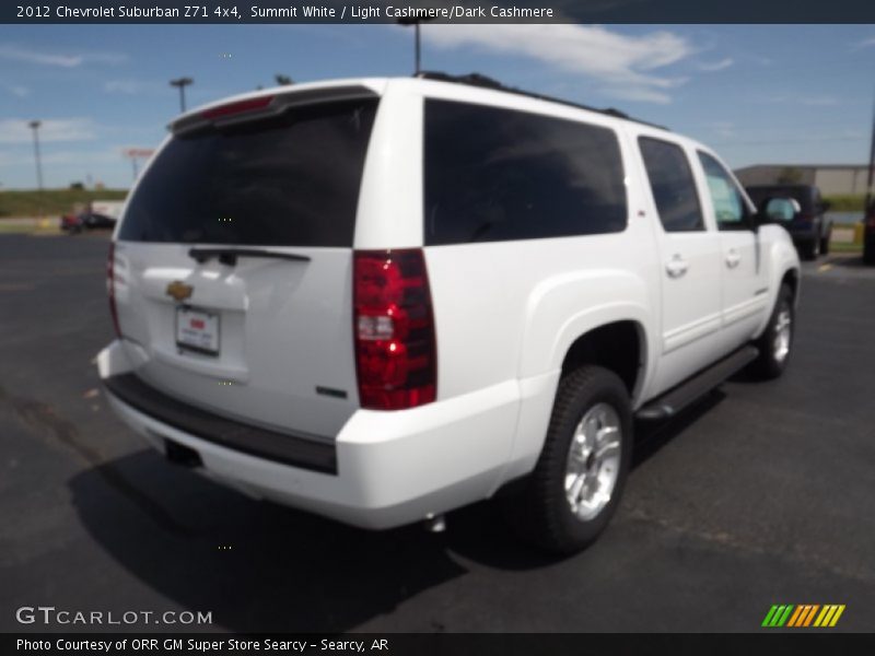 Summit White / Light Cashmere/Dark Cashmere 2012 Chevrolet Suburban Z71 4x4