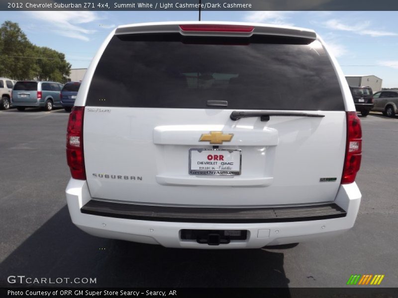 Summit White / Light Cashmere/Dark Cashmere 2012 Chevrolet Suburban Z71 4x4