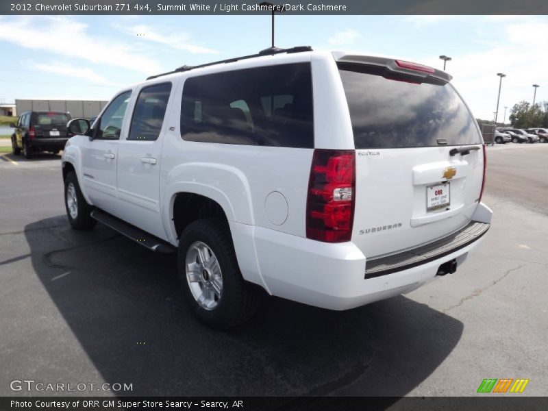 Summit White / Light Cashmere/Dark Cashmere 2012 Chevrolet Suburban Z71 4x4
