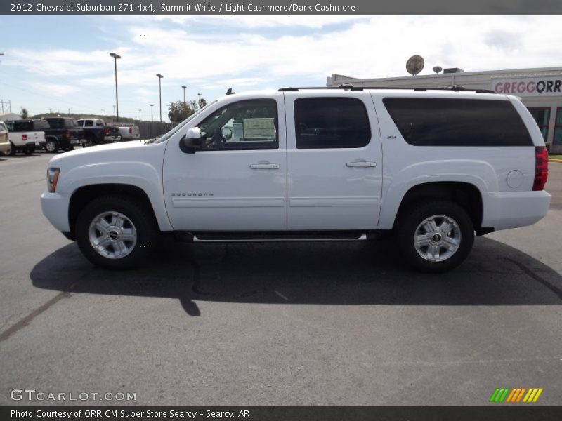 Summit White / Light Cashmere/Dark Cashmere 2012 Chevrolet Suburban Z71 4x4