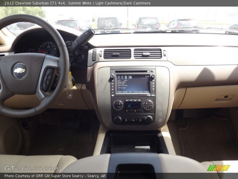 Summit White / Light Cashmere/Dark Cashmere 2012 Chevrolet Suburban Z71 4x4