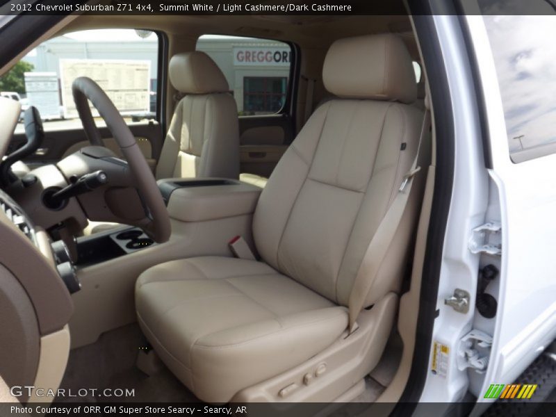 Summit White / Light Cashmere/Dark Cashmere 2012 Chevrolet Suburban Z71 4x4