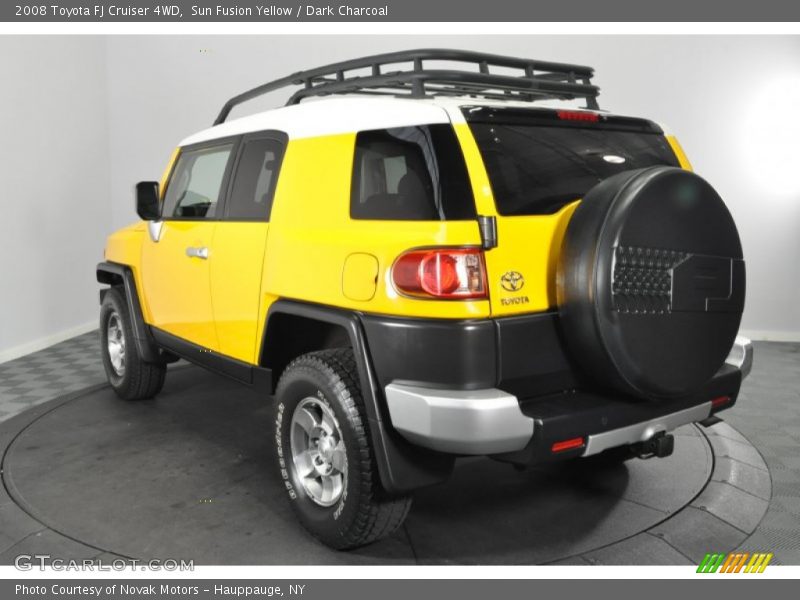 Sun Fusion Yellow / Dark Charcoal 2008 Toyota FJ Cruiser 4WD
