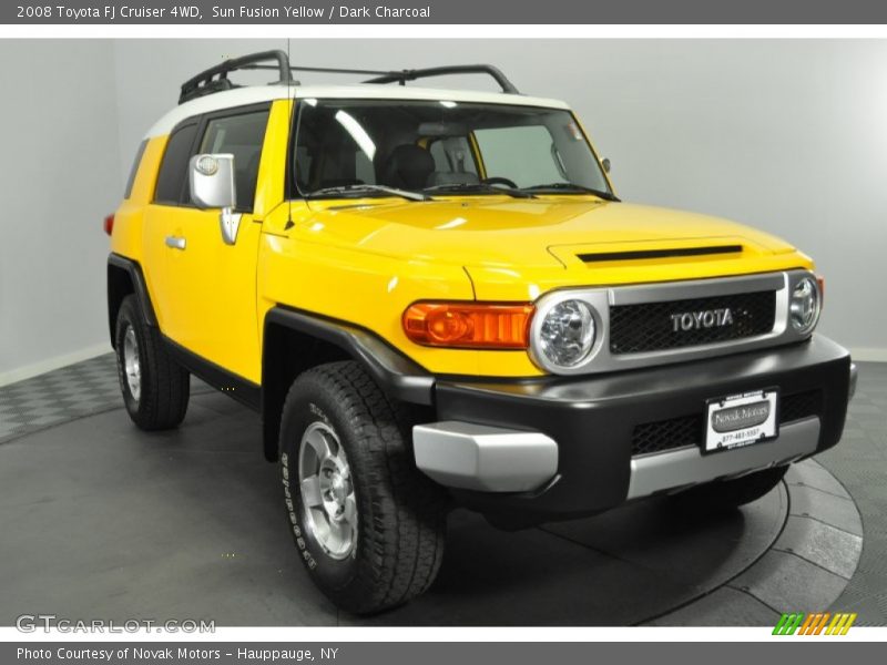 Sun Fusion Yellow / Dark Charcoal 2008 Toyota FJ Cruiser 4WD