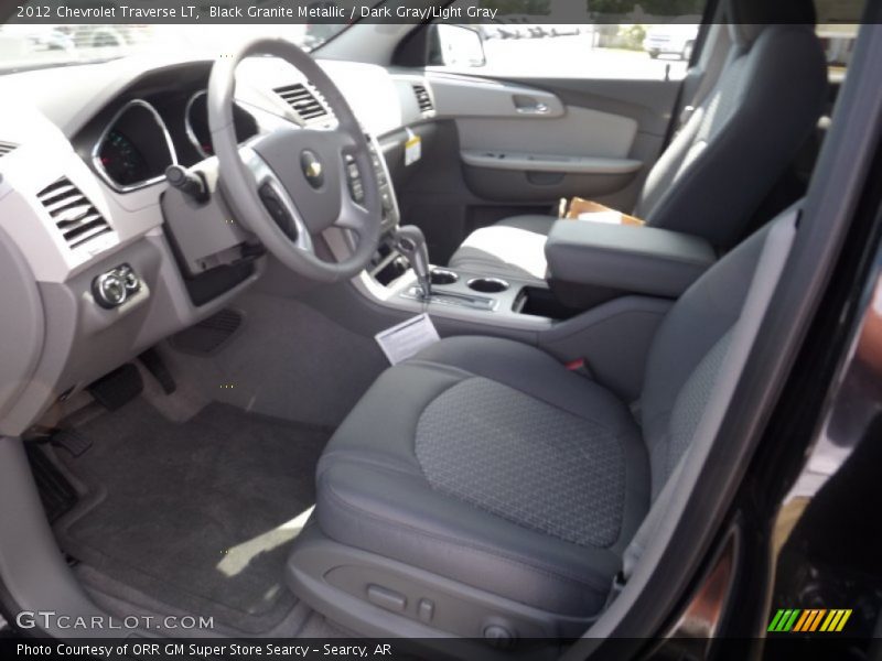  2012 Traverse LT Dark Gray/Light Gray Interior