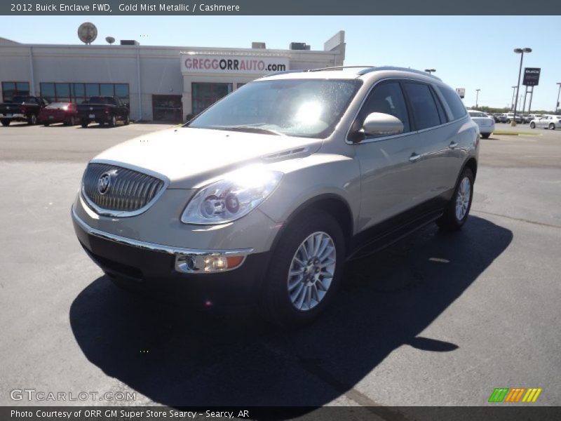 Gold Mist Metallic / Cashmere 2012 Buick Enclave FWD